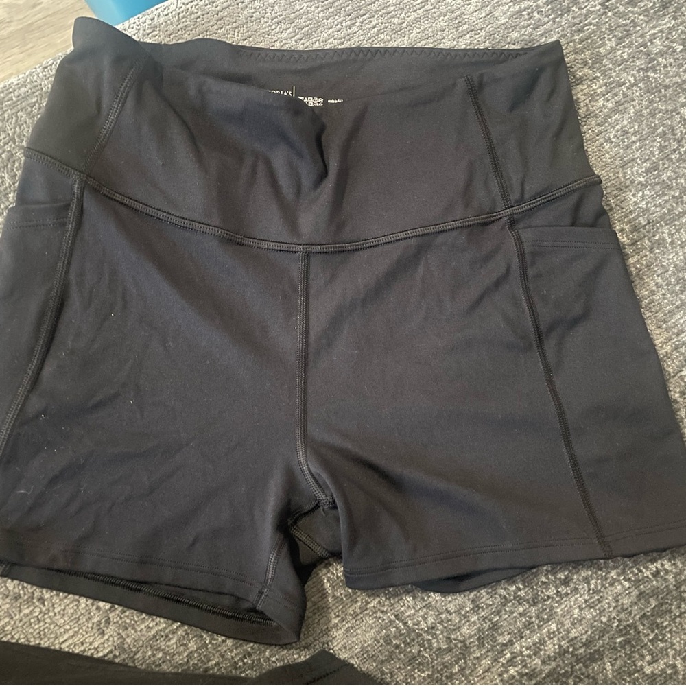 Victoria's Secret Black Bike Shorts & Leggings